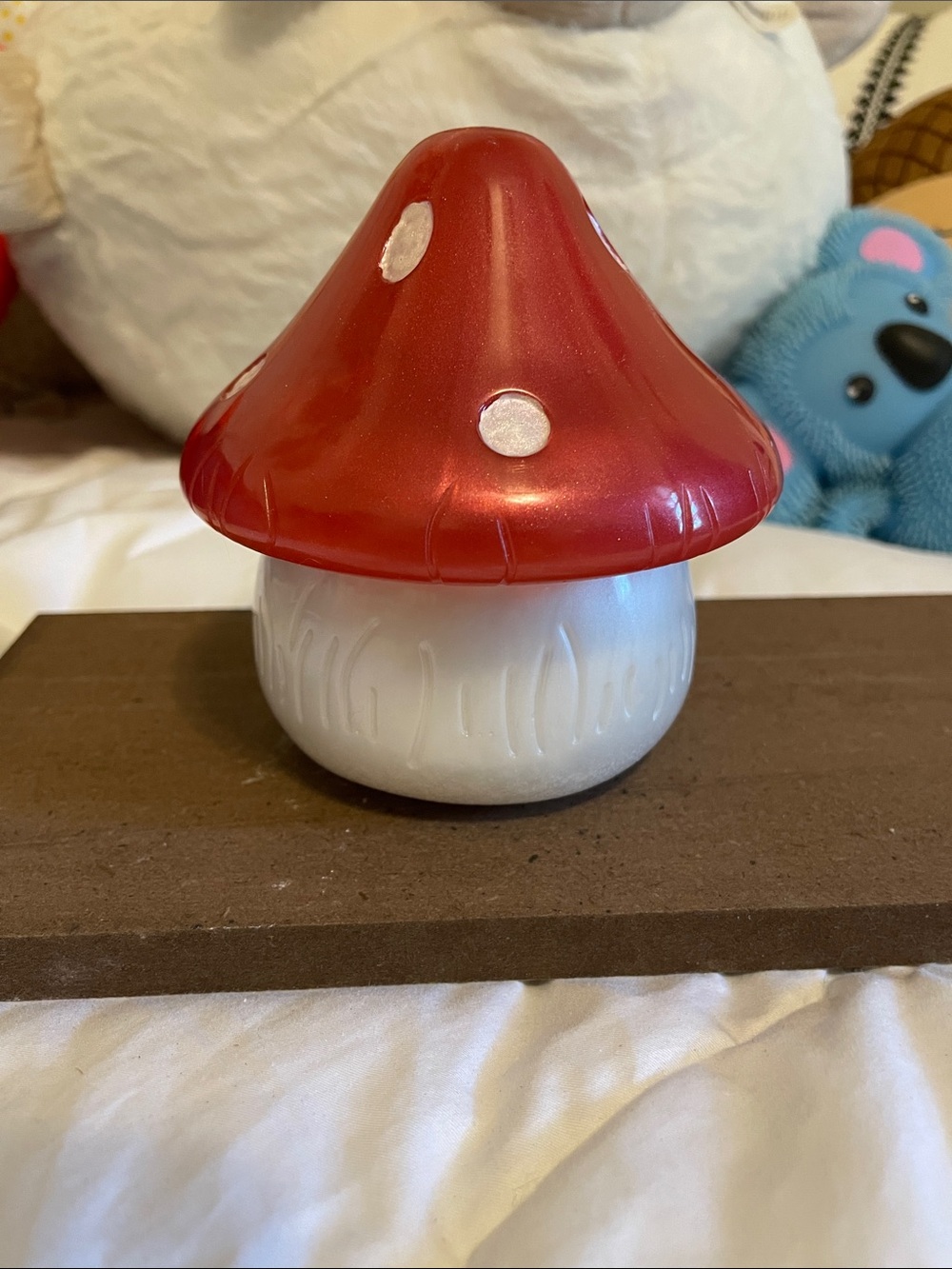Red Mushroom reain Trinket Jar